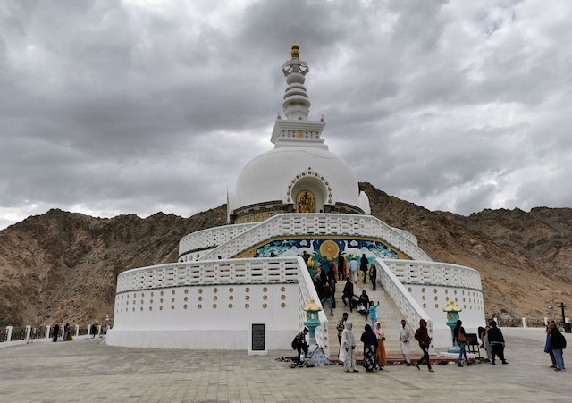拉達克 Ladakh 香緹佛塔 Shanti Stupa